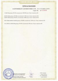 Сертификат соответствия на салют ТС RU C-CN.ЦЦ09.А.00700-2 | Салюты Чебоксары